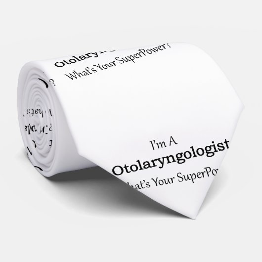 Otolaryngoloog Stropdas (Opgerold)