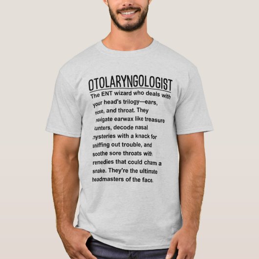 Otolaryngoloog T-shirt (Voorkant)