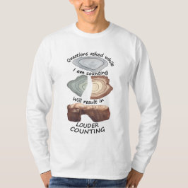 Otolith luider tellende lange mouw t-shirt