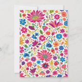 Otomi Birds Mexican Fiesta Vrijgezellenfeest Kaart (Achterkant)