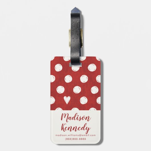 Otomi Boerderij Stap Bagagelabel (Achterkant verticaal)