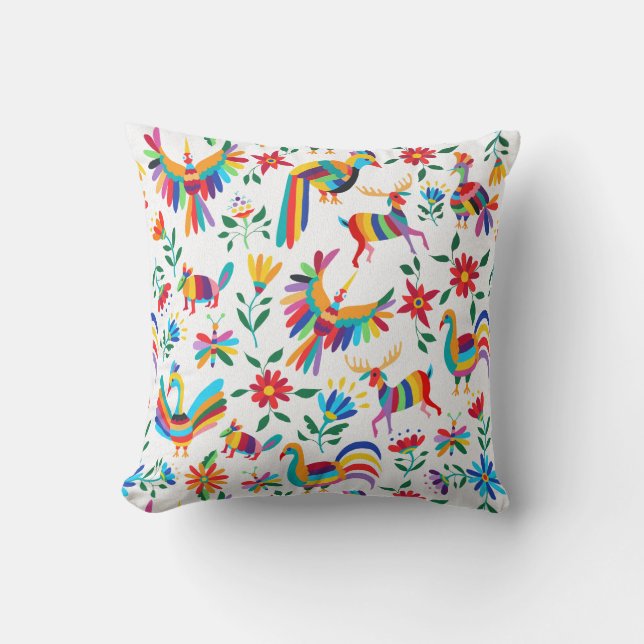 Otomi, Folk Pillow Kussen (Voorkant)