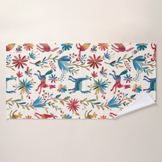 Otomi Inspired Design Badhanddoek (Badhanddoek)