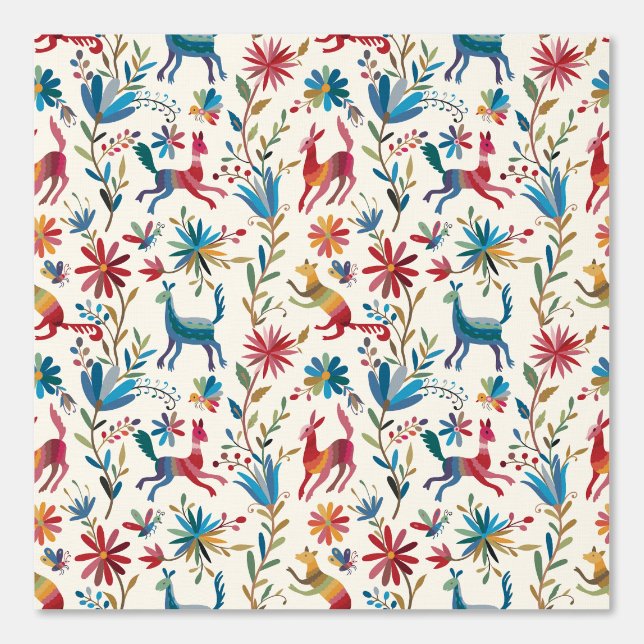 Otomi Inspired Design Behang (Voorkant)