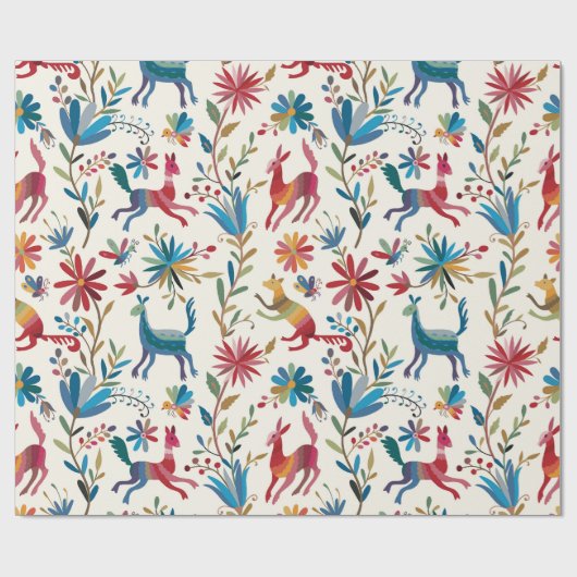 Otomi Inspired Design Cadeaupapier (Vlak)
