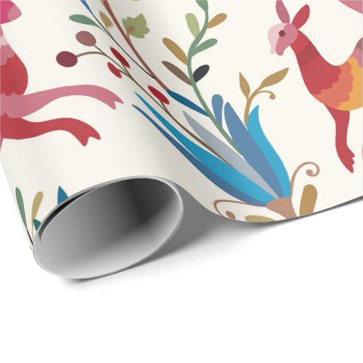 Otomi Inspired Design Cadeaupapier (Rol Hoek)