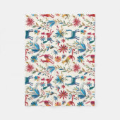 Otomi Inspired Design Fleece Deken (Voorkant)