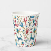Otomi Inspired Design Papieren Bekers (Rechts)