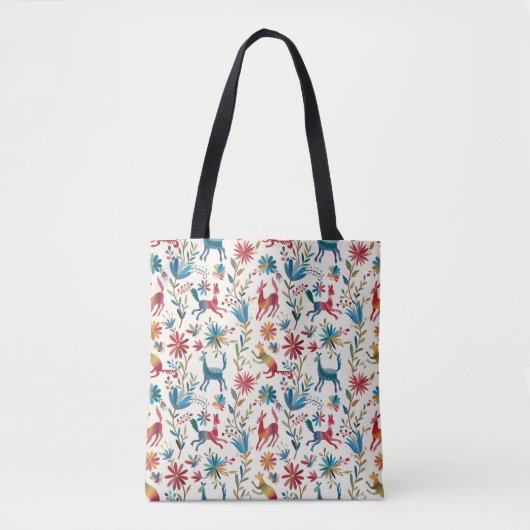 Otomi Inspired Design Tote Bag (Voorkant)