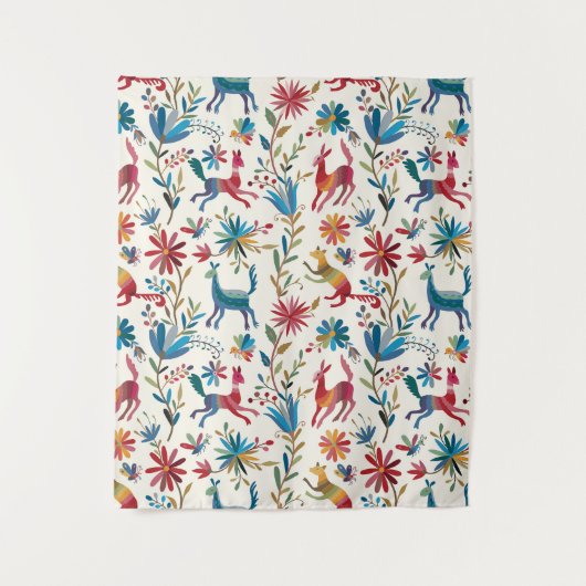 Otomi Inspired Design Wandkleed (Voorkant)
