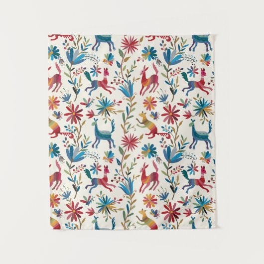 Otomi Inspired Design Wandkleed (Voorkant)