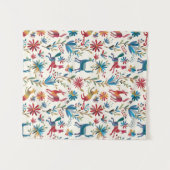 Otomi Inspired Design Wandkleed (Voorkant (horizontaal))