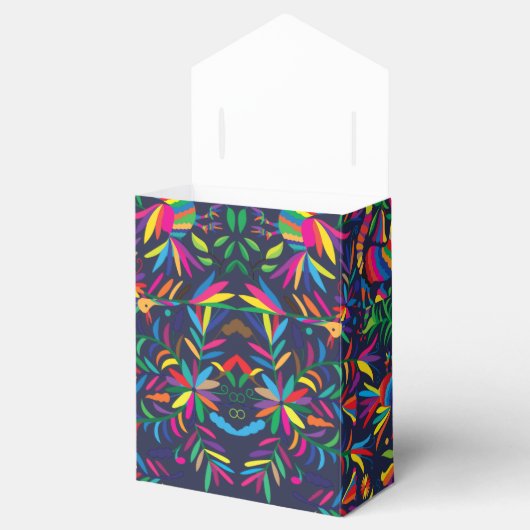 Otomi Kleurrijke Favor Box Bedankdoosjes (Geopend)