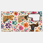 Otomi Kunst Hond Samsung Galaxy Hoesje (Achterkant horizontaal)