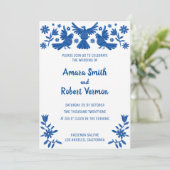 Otomi, MEXICA, BLAUW, STROMEN EN VOGELS Aankondiging (Staand voorkant)