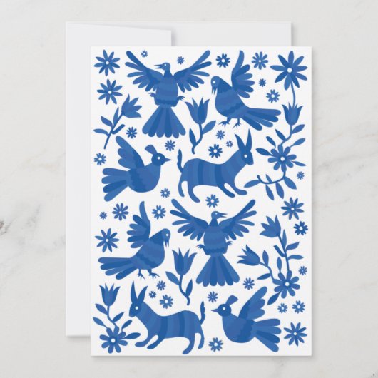 Otomi, MEXICA, BLAUW, STROMEN EN VOGELS Aankondiging (Achterkant)