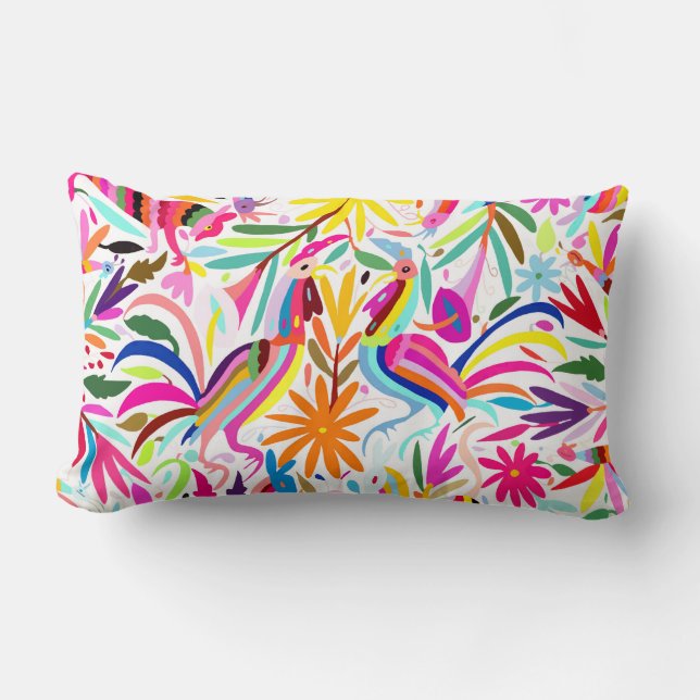 Otomi, Pastels 2 Lumbar Kussen (Voorkant)