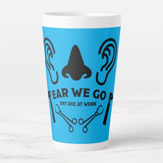 Otorhinolaryngoloog Latte Mok (Voorkant)