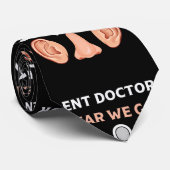 Otorhinolaryngoloog Stropdas (Opgerold)