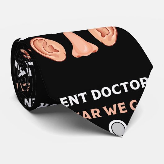 Otorhinolaryngoloog Stropdas (Opgerold)