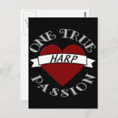 OTP: Harp Briefkaart (Voorkant / Achterkant)