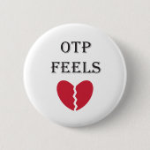 "OTP voelt"speld Ronde Button 5,7 Cm (Voorkant)