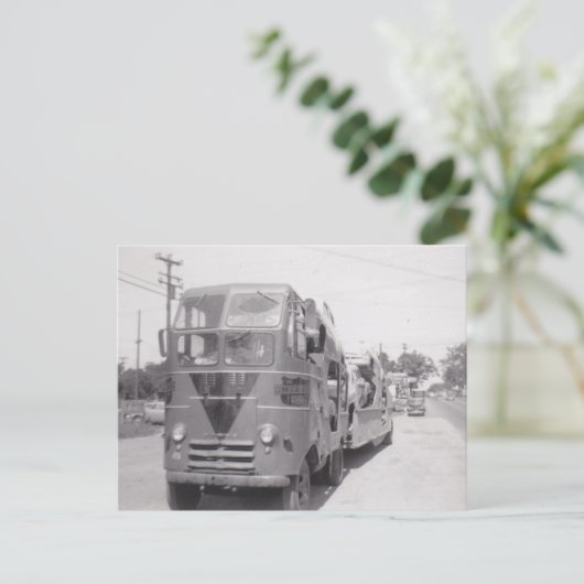 OTR-autowrakken briefkaart 1951 Vroege capaciteit  (Staand voorkant)