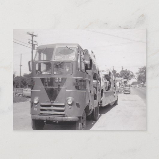 OTR-autowrakken briefkaart 1951 Vroege capaciteit  (Voorkant)