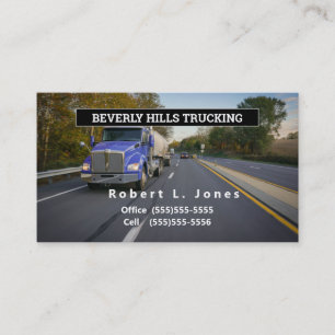 OTR Blue Truckers Visitekaartje