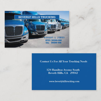 OTR Blue Truckers Visitekaartje