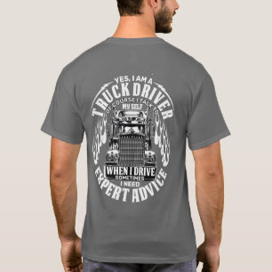 OTR vrachtwagen semi chauffeur deskundig advies gr T-shirt