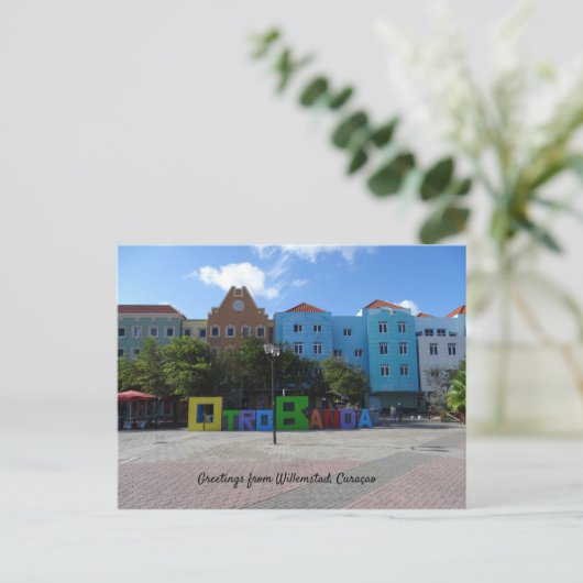 Otrobanda Willemstad Curaçao Briefkaart (Staand voorkant)