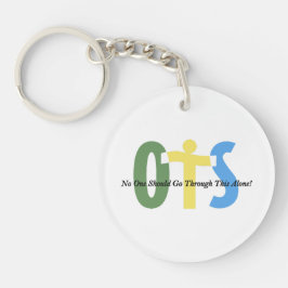 OTS-- Niemand zou dit alleen moeten doormaken Sleutelhanger