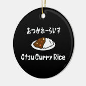 Otsu Curry Rice おつかれーい すらd Keramisch Ornament (Links)