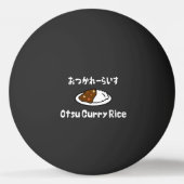 Otsu Curry Rice おつかれーい すらd Pingpongbal (Voorkant)