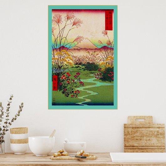 Otsuki Fields ~  Japans Poster (Keuken)