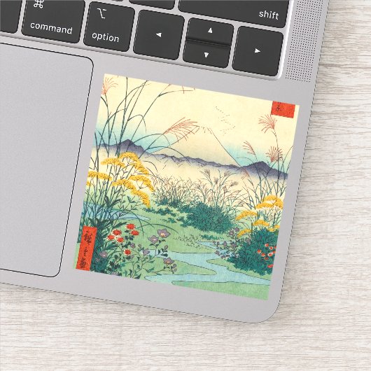 Otsuki in de provincie Kai, 1858, ingediend door U Sticker (Detail)