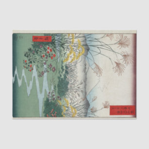 Otsuki-velden in de provincie Kai Tissuepapier