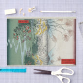 Otsuki-velden in de provincie Kai Tissuepapier (Craft)