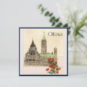 Ottawa afdrukbaar kaart (Staand voorkant)