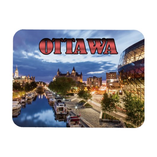 Ottawa bij schemering magneet (Horizontaal)