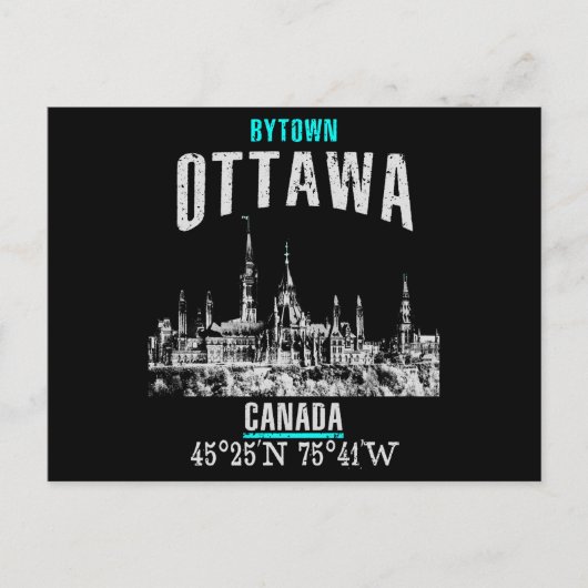 Ottawa Briefkaart (Voorkant)