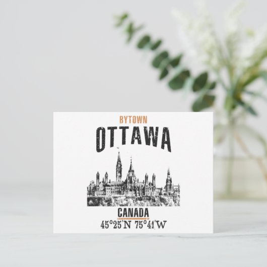 Ottawa Briefkaart (Staand voorkant)