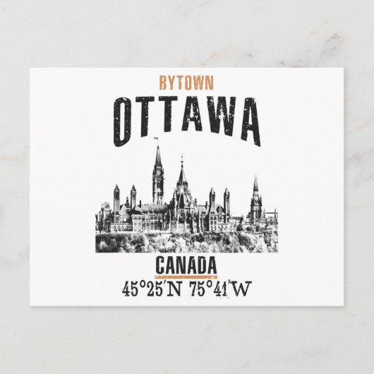 Ottawa Briefkaart (Voorkant)