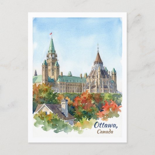 Ottawa, Canada. Ansichtkaart Briefkaart (Voorkant)