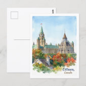 Ottawa, Canada. Ansichtkaart Briefkaart (Voorkant / Achterkant)