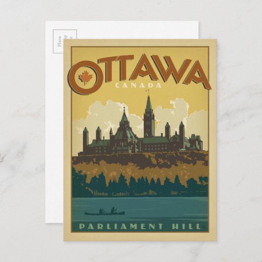 Ottawa, Canada Briefkaart (Voorkant / Achterkant)