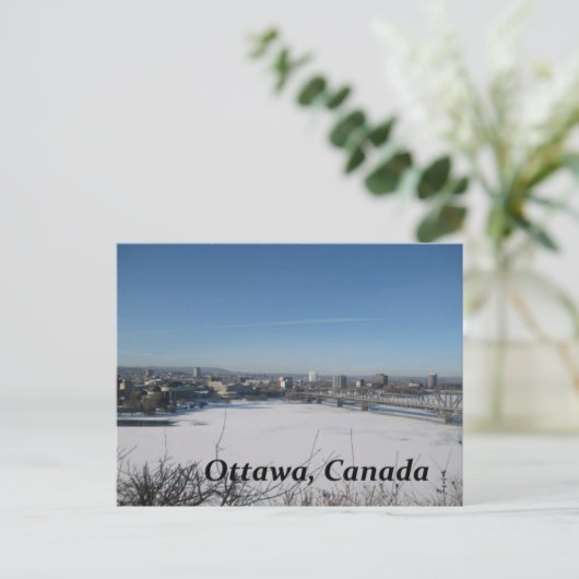 Ottawa Canada Briefkaart (Staand voorkant)