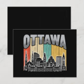 Ottawa Canada Briefkaart (Voorkant / Achterkant)