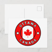 Ottawa Canada Briefkaart (Voorkant / Achterkant)